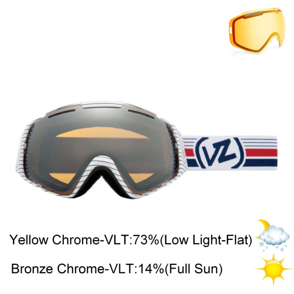 Vonzipper El Kabong Goggles 2013, Backscratcher-Bronze Chrome, medium