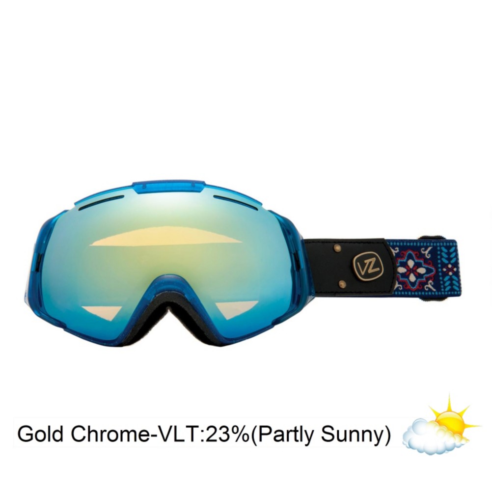 Vonzipper El Kabong Goggles 2013, Gypsy Tears-Gold Chrome, swatch