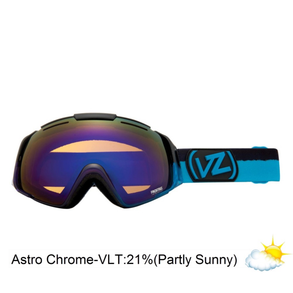 Vonzipper El Kabong Frosteez Goggles 2013, Frosteez Purple Blue-Astro Chrome, swatch