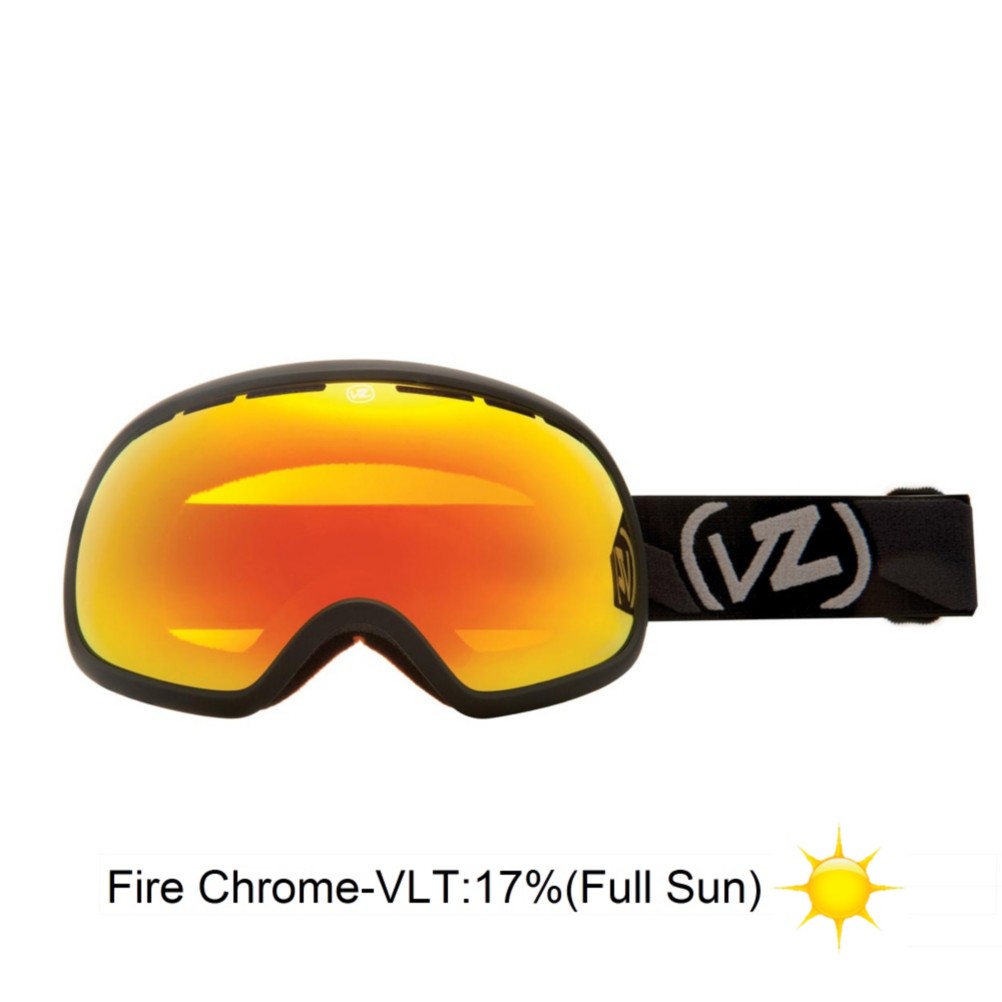 Vonzipper Fishbowl Goggles 2013, Black Satin-Fire Chrome, swatch
