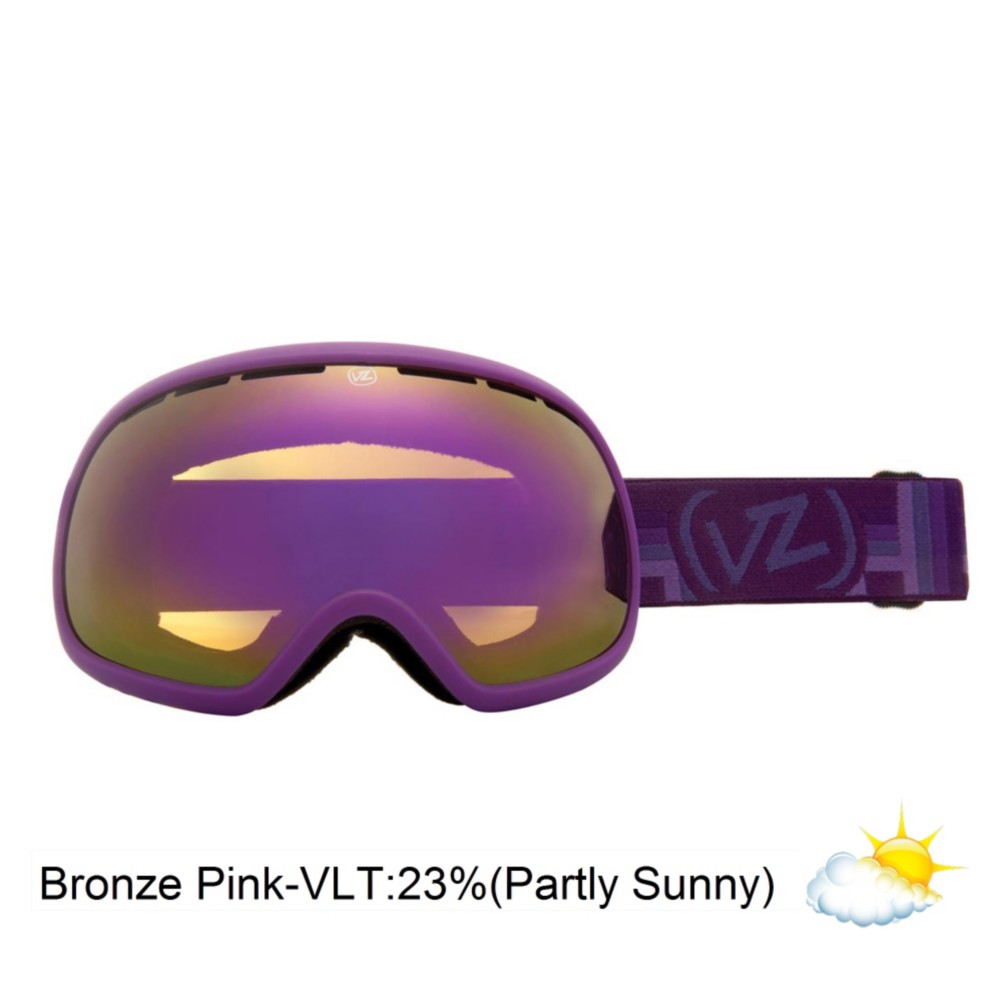 Vonzipper Fishbowl Goggles 2013, Vurple Chrome-Bronze Pink Chro, swatch
