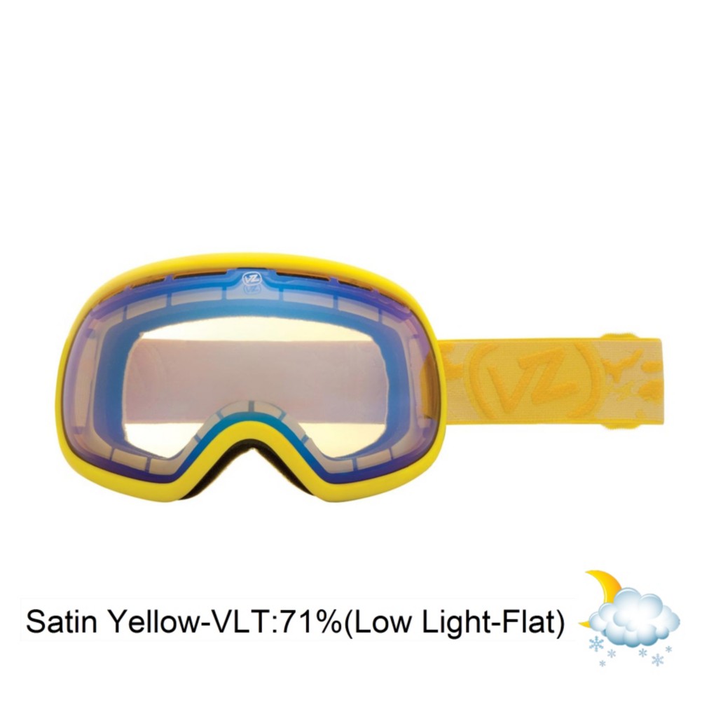 Vonzipper Fishbowl Goggles 2013, Lemondrop Satin-Yellow Chrome, swatch