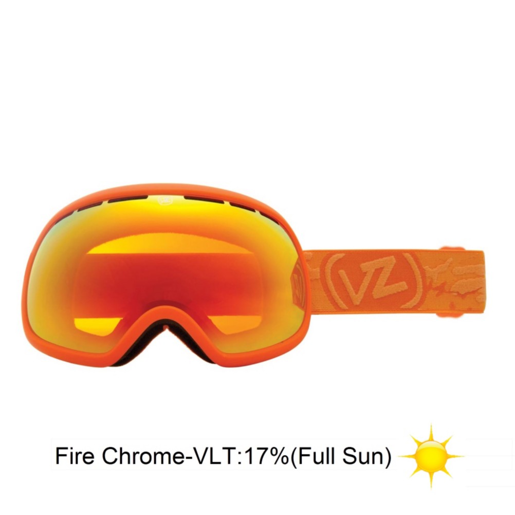 Vonzipper Fishbowl Goggles 2013, Tangerine Satin-Fire Chrome, swatch