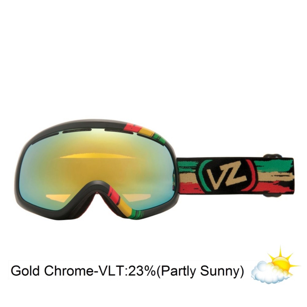 Vonzipper Skylab Goggles 2013, Vibrations-Gold Chrome, swatch