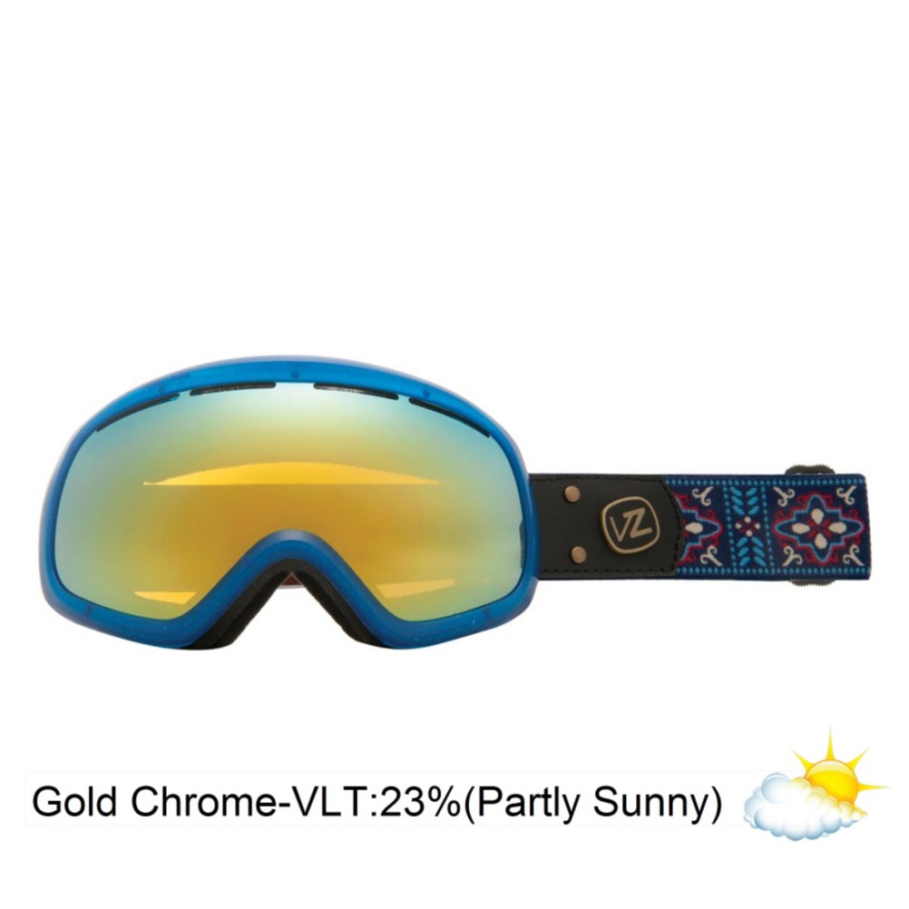 Vonzipper Skylab Goggles 2013, Gypsy Tears-Gold Chrome, swatch