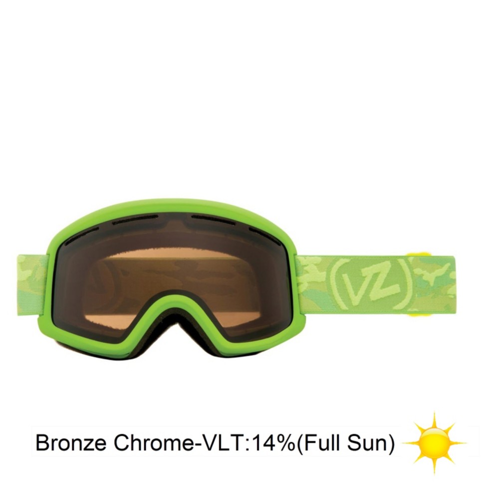 Vonzipper Beefy Goggles 2013, Lime Satin-Bronze Chrome, swatch