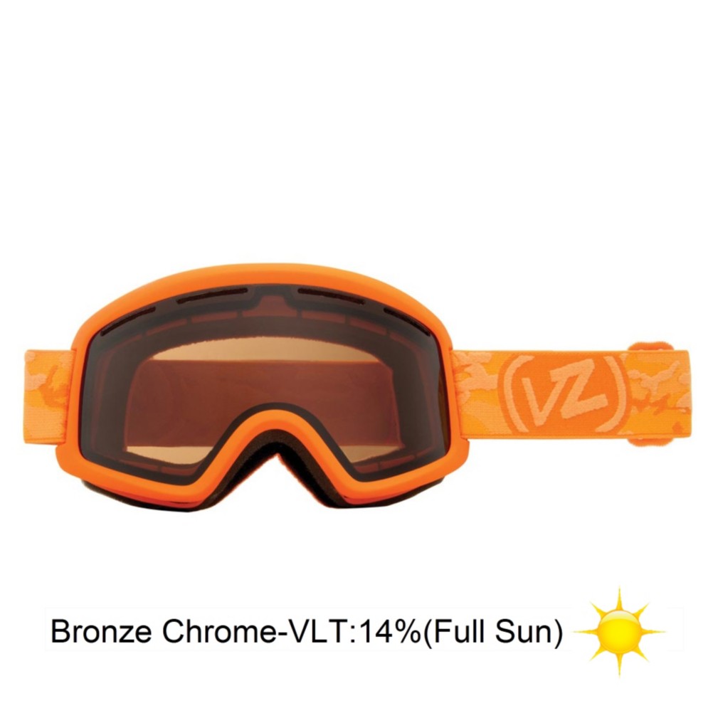 Vonzipper Beefy Goggles 2013, Tangerine Satin-Bronze Chrome, medium