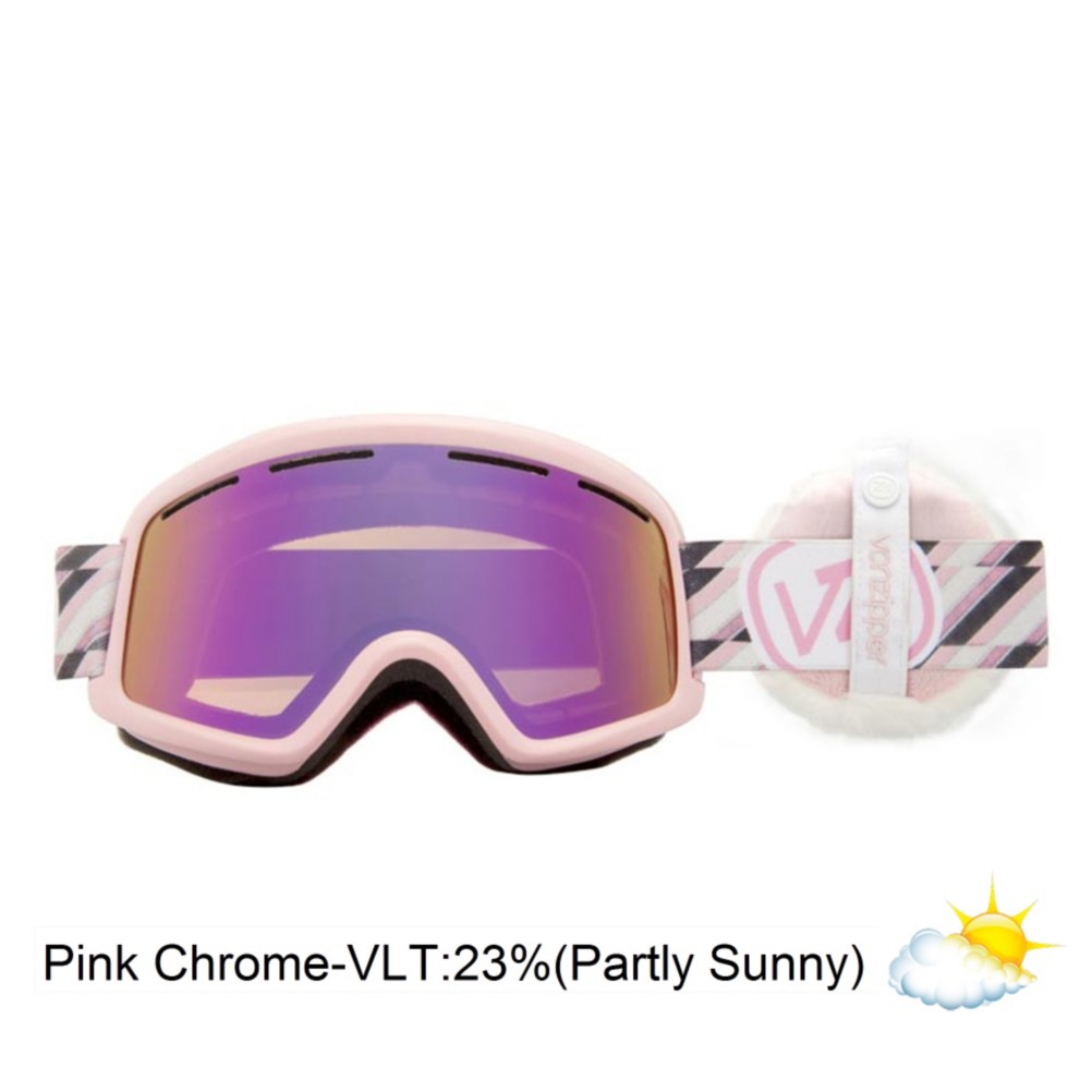 Vonzipper Beefy Goggles 2013, Tyed Up Pink-Pink Chrome+fluff, swatch