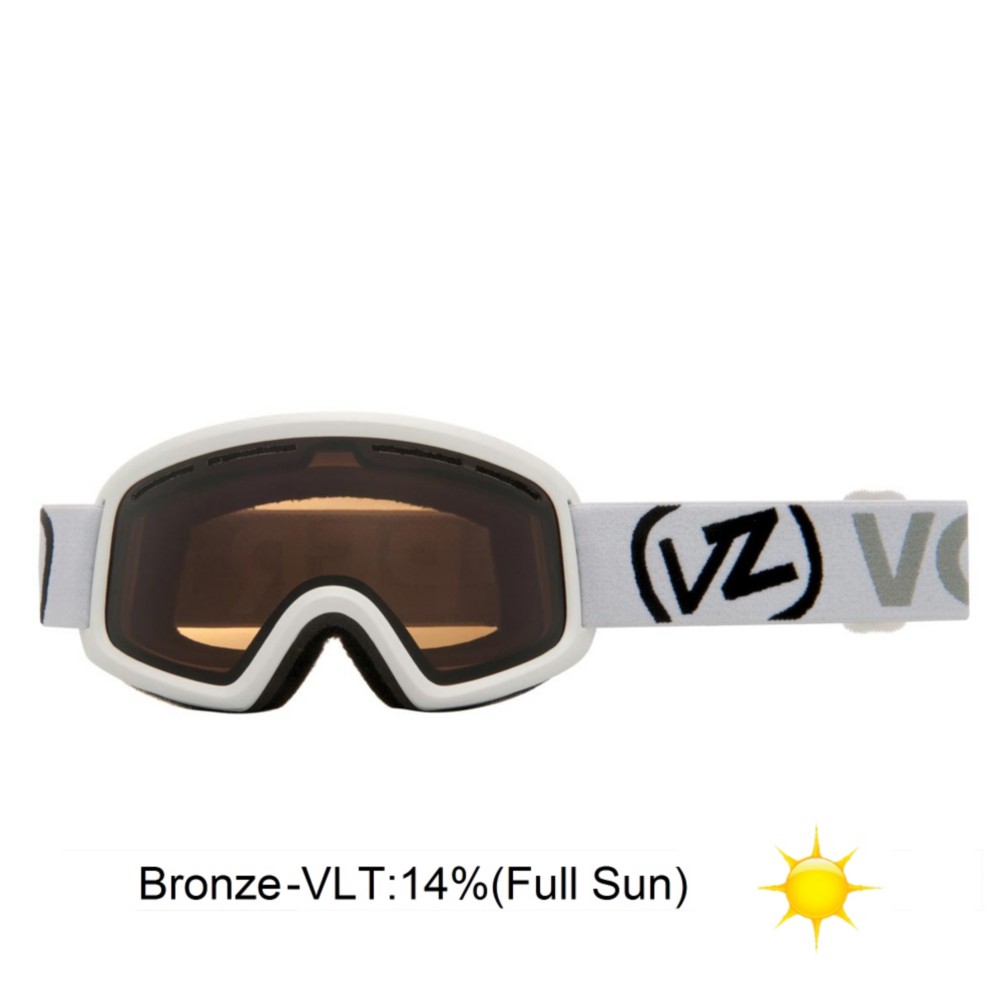 Vonzipper Trike Kids Goggles 2013, White Gloss-Bronze, swatch
