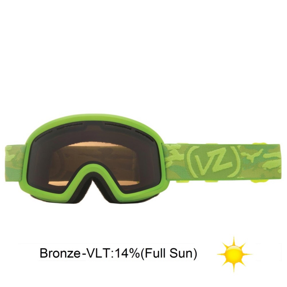 Vonzipper Trike Kids Goggles 2013, Lime Satin-Bronze, swatch