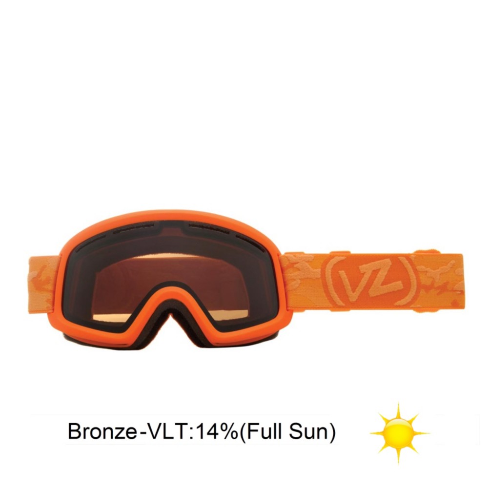 Vonzipper Trike Kids Goggles 2013, Tangerine Satin-Bronze, medium