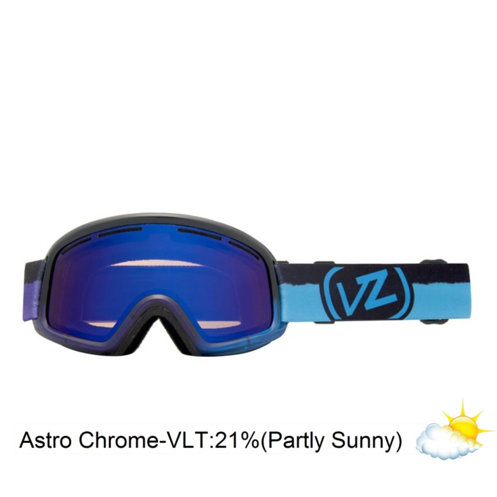 Vonzipper Trike Frosteez Kids Goggles 2013, Frosteez Purple Blue-Astro Chrome, medium