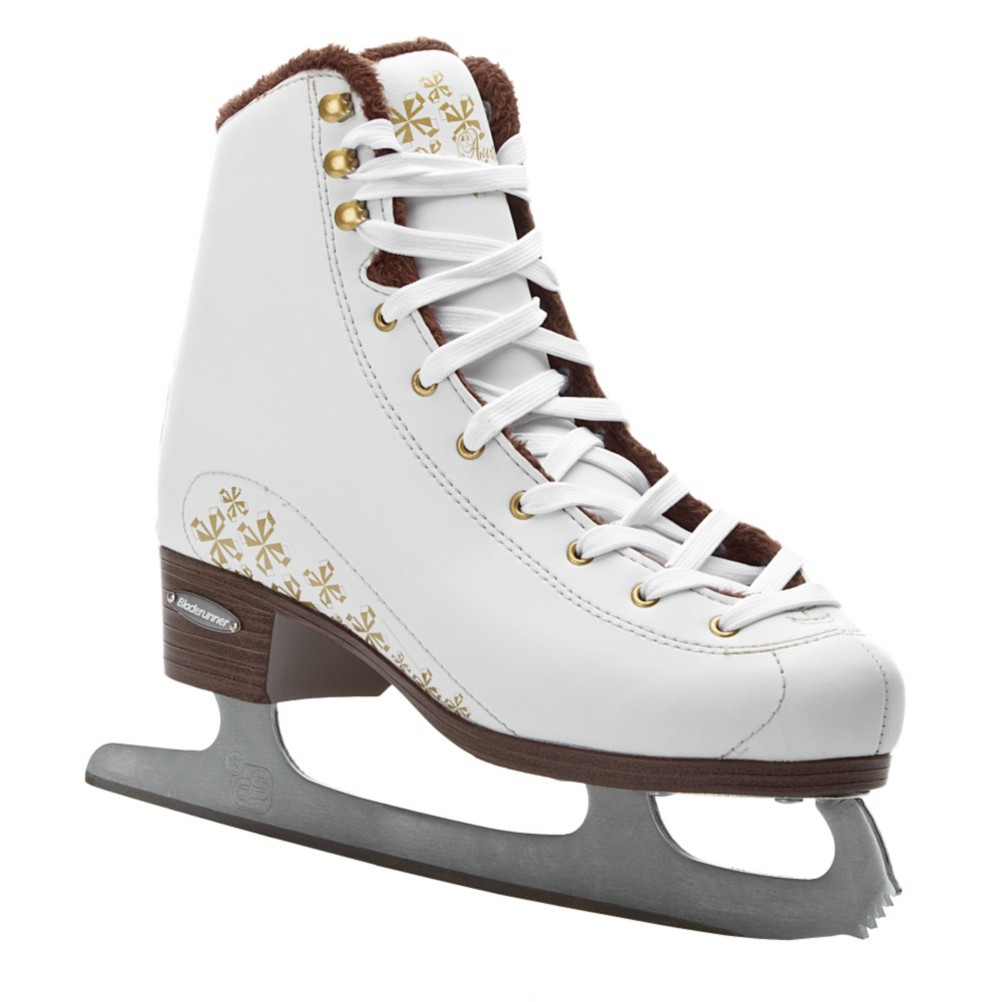 Bladerunner Aurora Womens Figure Ice Skates, White-Gold, medium