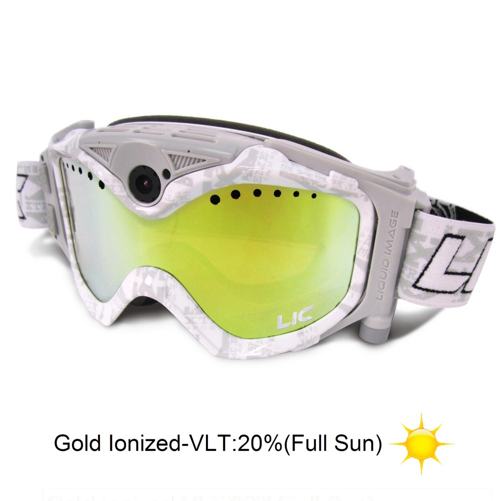 Liquid Image Summit Series 1080P Goggles 2013, Whitye-Gold Ionized 1080p, medium