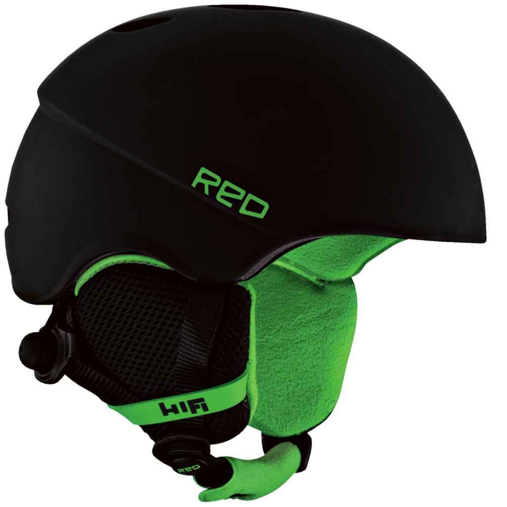 R.E.D. Hi-Fi Helmet 2013, Black-Green, swatch