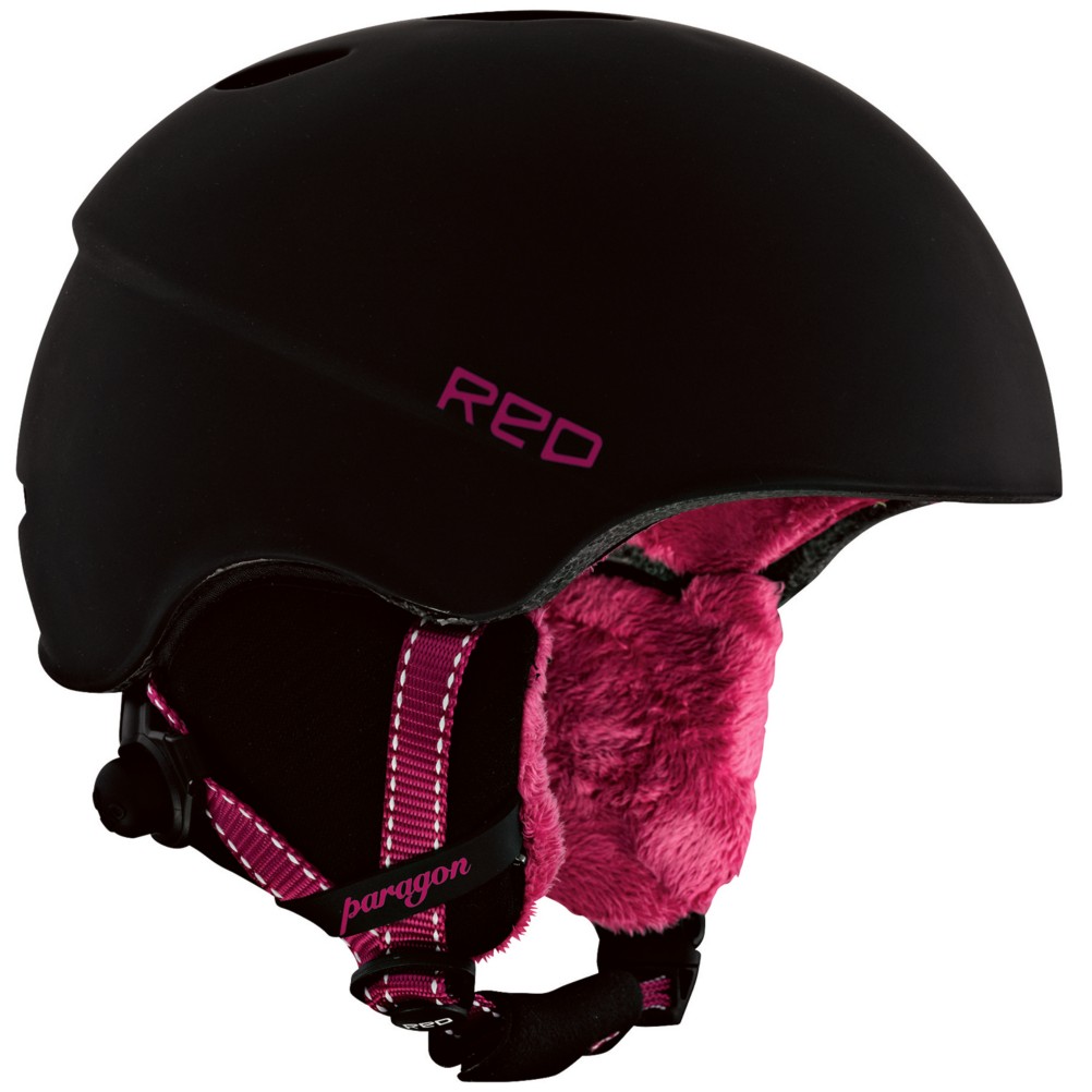 R.E.D. Paragon Womens Helmet 2013, Matte Pearl Black, swatch