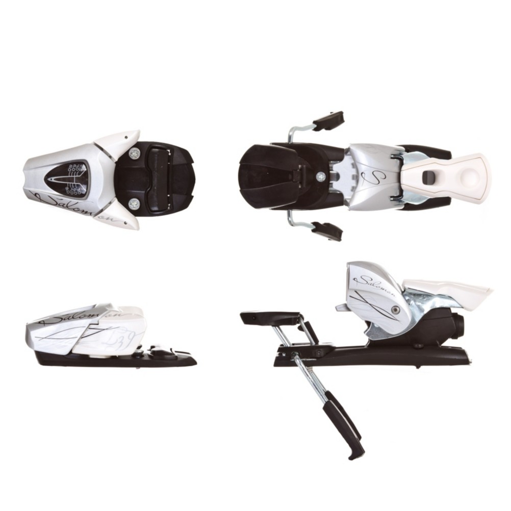 Salomon L9 Womens Ski Bindings, Silver-White, medium