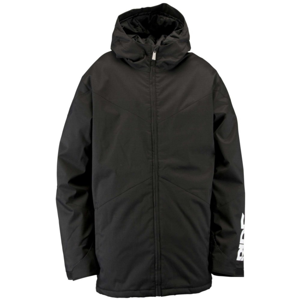 Ride Hawthorne Mens Insulated Snowboard Jacket, Black Herringbone, swatch