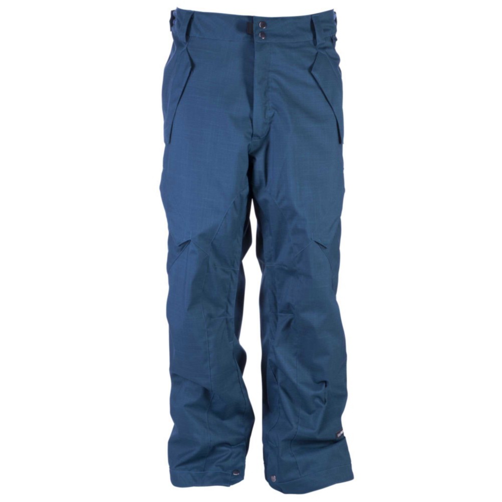 Ride Phinney Mens Snowboard Pants, Blue Marine Herringbone, medium
