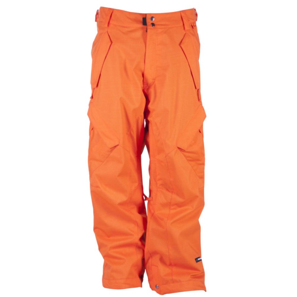 Ride Phinney Mens Snowboard Pants, Dark Orange Herringbone, swatch