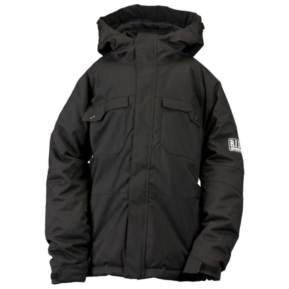 Ride Nova Boys Snowboard Jacket, Black Herringbone, swatch