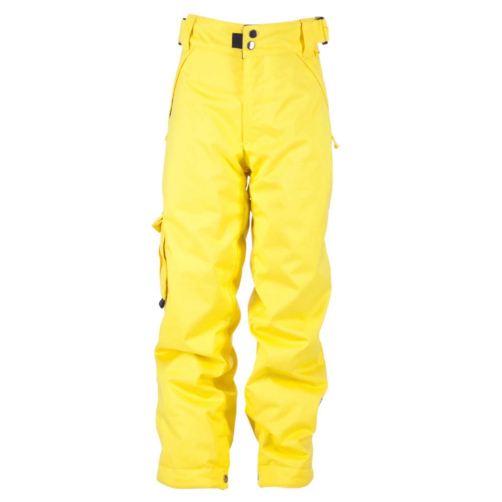 Ride Charger Kids Snowboard Pants, Yellow, swatch