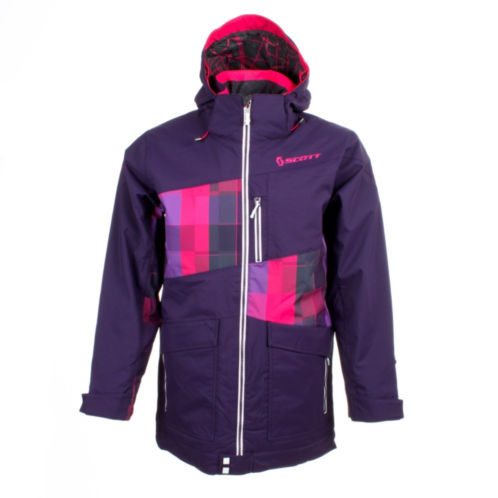 Scott Watson Mens Insulated Ski Jacket, Velvet-Velvet Bloc Plaid, swatch