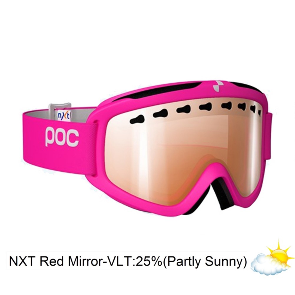 POC Iris 3P Goggles 2013, Flourescent Pink-Nxt 3p Red Mirror, swatch