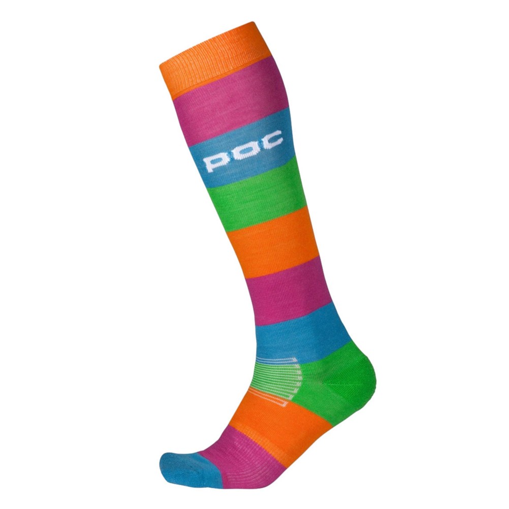 POC Multicolor Ski Socks, Multicolor, medium