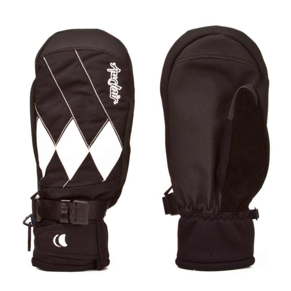 Auclair Joker Womens Gloves, Black-White, swatch