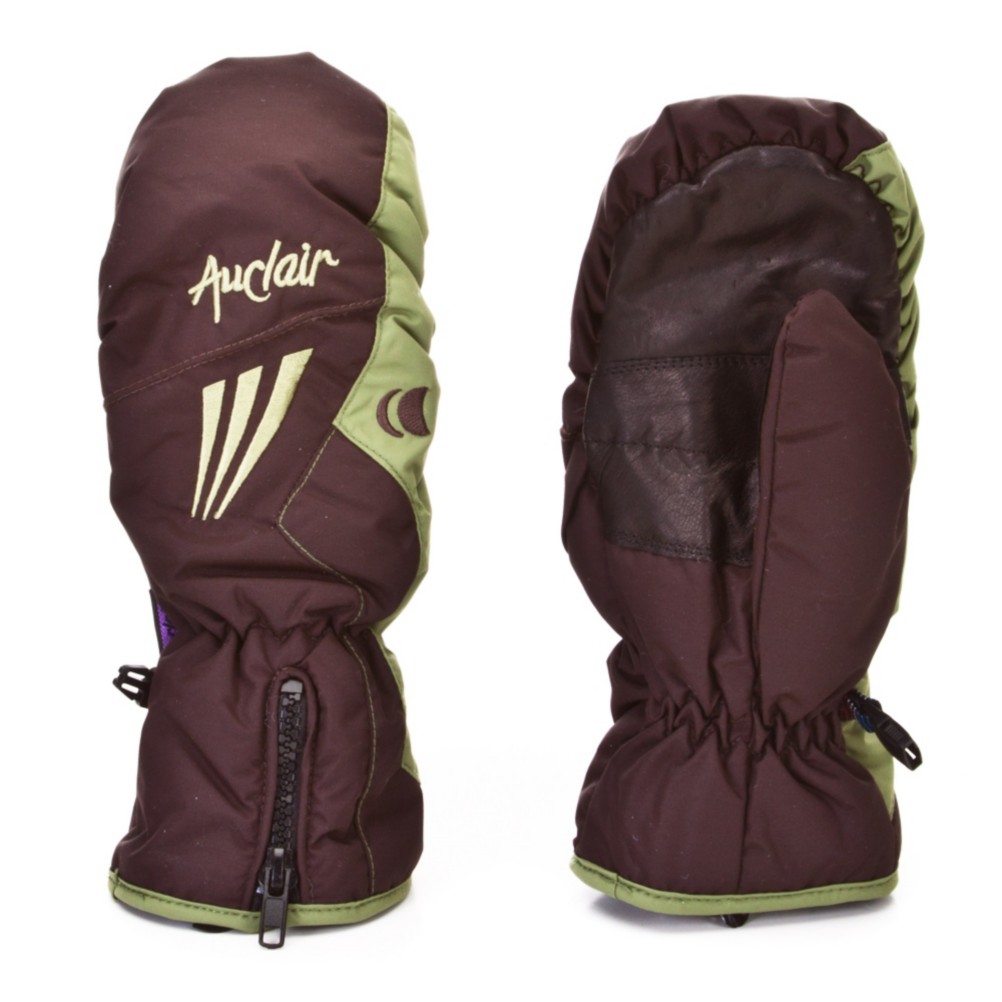 Auclair Uptrail Womens Mittens, Chocolate-Oil, swatch