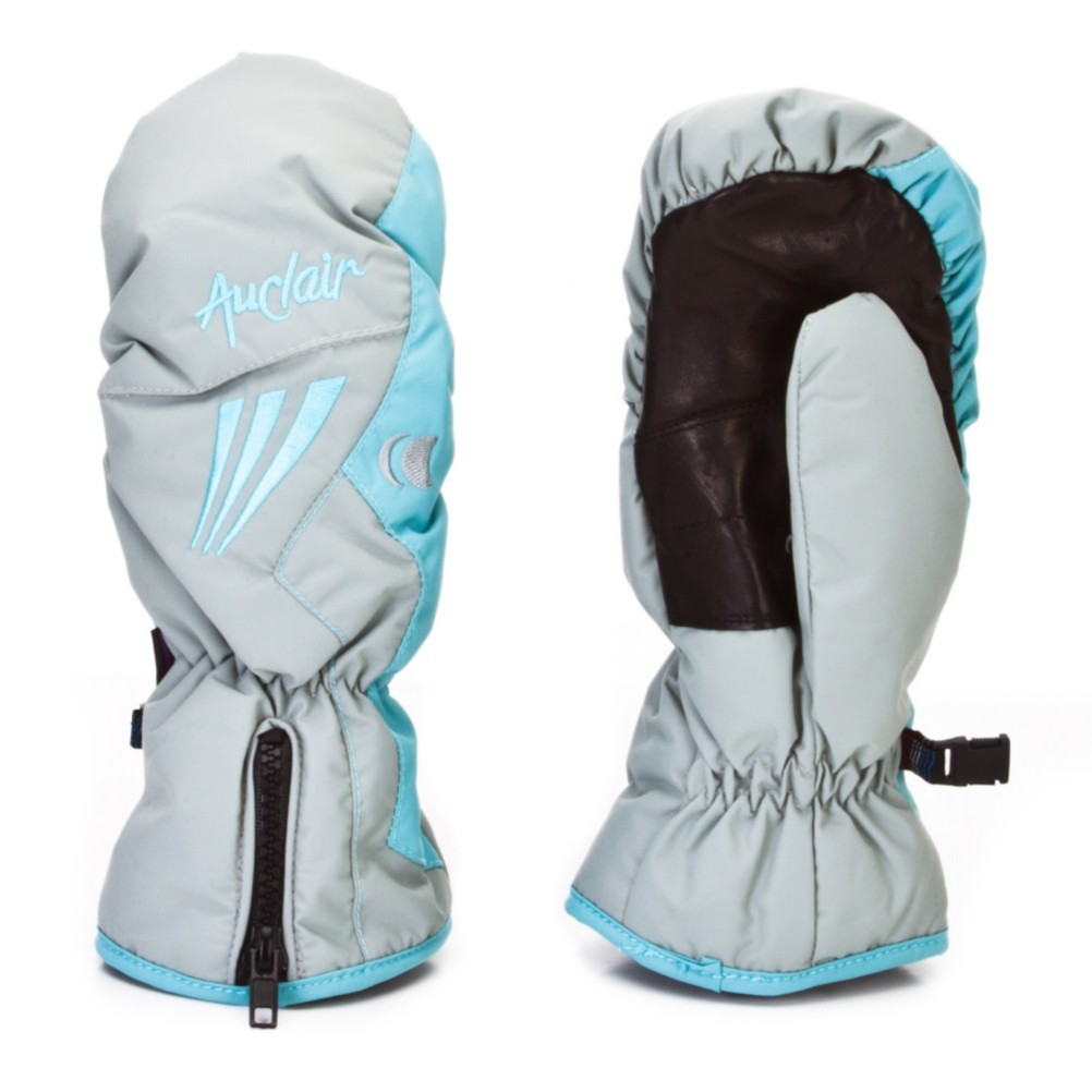 Auclair Uptrail Womens Mittens, Grey-Blue, swatch