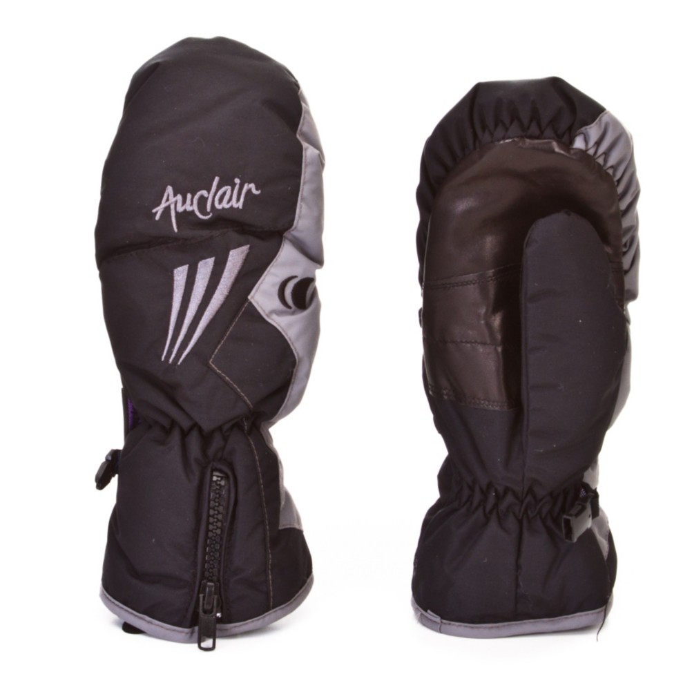 Auclair Uptrail Womens Mittens, Black-Grey, swatch