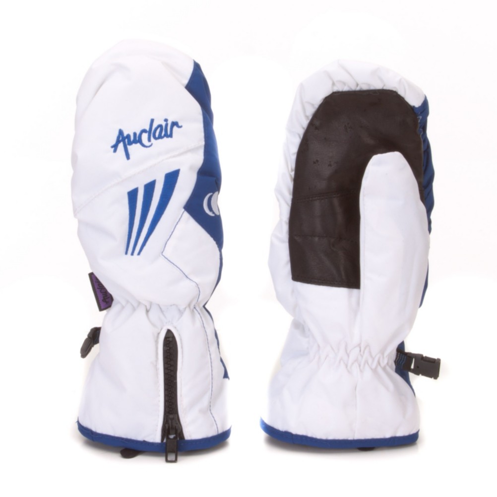 Auclair Uptrail Womens Mittens, White-Royal, swatch