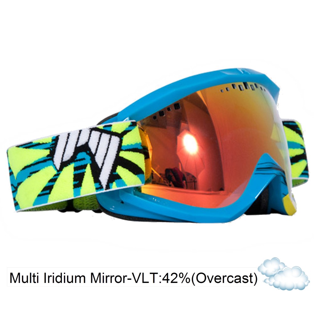SHRED Soaza Toric Goggles 2013, Blue Yellow-Multi Iridium Mirr, medium