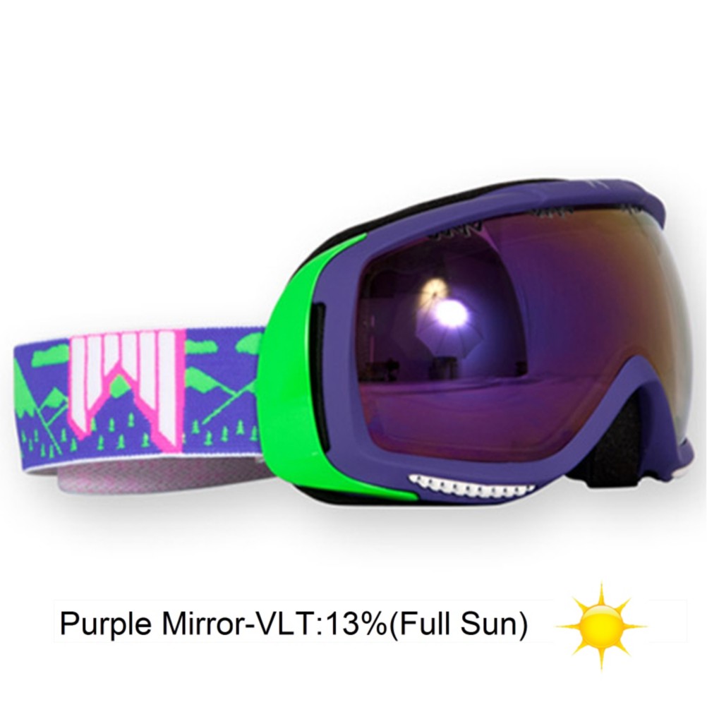 SHRED Slab Goggles 2013, Purple-Purple Mirror, swatch