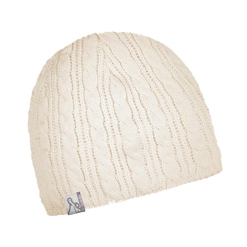 Turtle Fur Cable Solid Hat, Cream, swatch