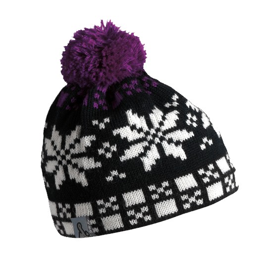 Turtle Fur Flaky Pixie Pom Womens Hat, Fuchsia, swatch