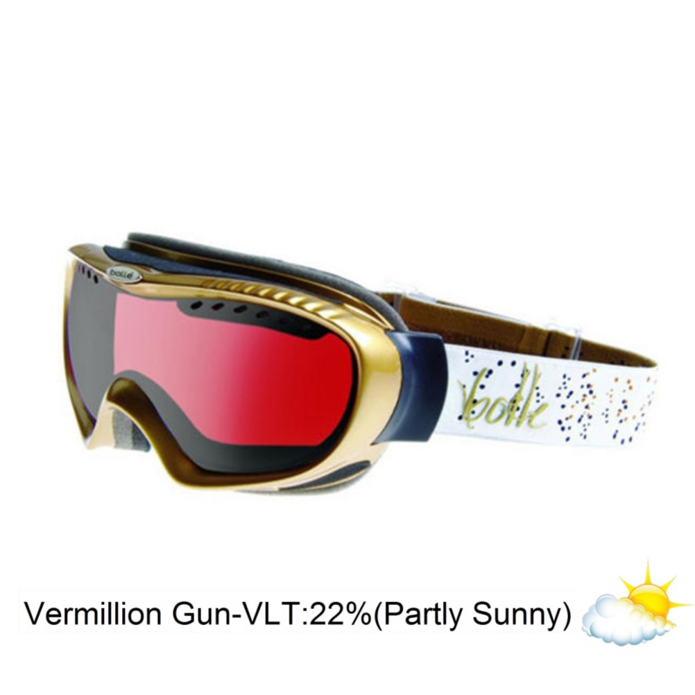 Bolle Simmer Womens Goggles 2013, Gold-Vermillon Gun, swatch