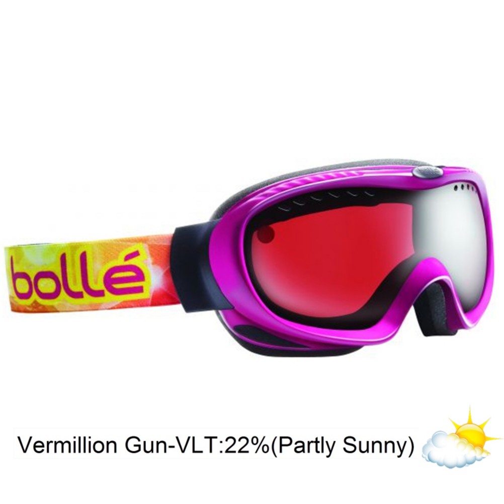 Bolle Simmer Womens Goggles 2013, Raspberry-Vermillon Gun, swatch