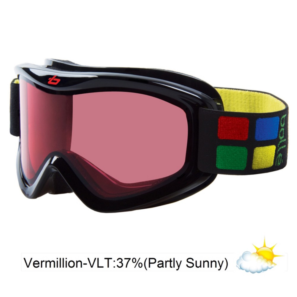 Bolle Amp Kids Goggles 2013, Black-Vermillon, medium