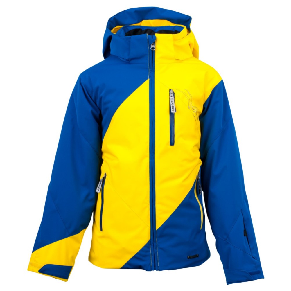 Spyder Enforcer Boys Ski Jacket, Sun-Just Blue-Just Blue, swatch