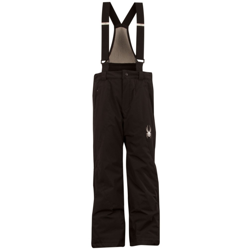 Spyder Force Kids Ski Pants, Black-Black, swatch