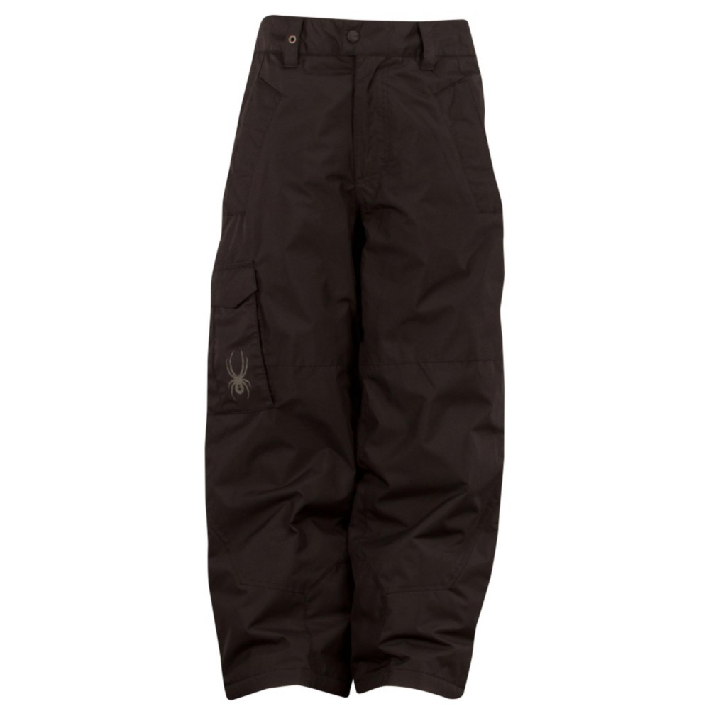 Spyder Fleet Kids Ski Pants, Black, medium
