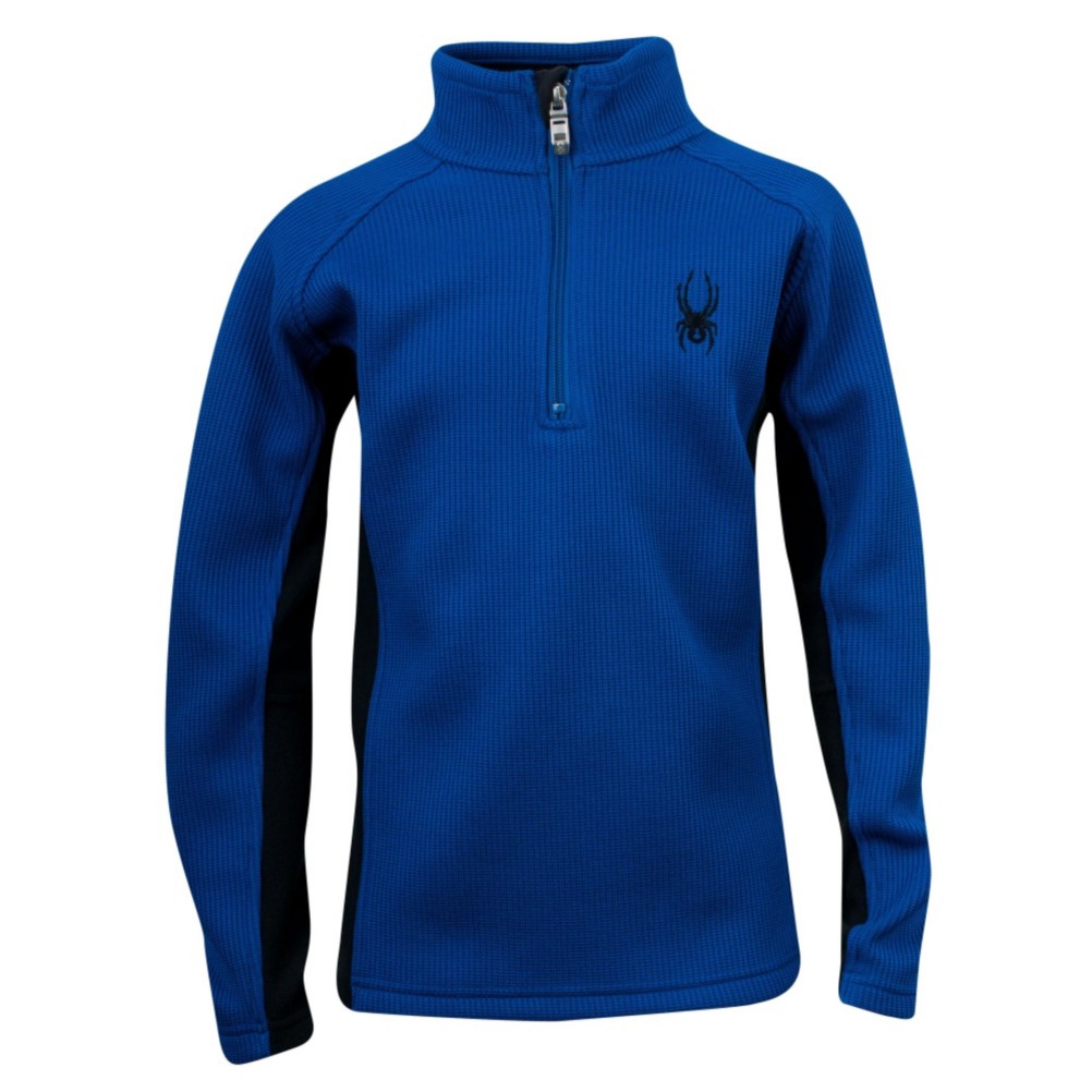 Spyder Core Outbound Half Zip Kids Sweater, Just Blue, swatch