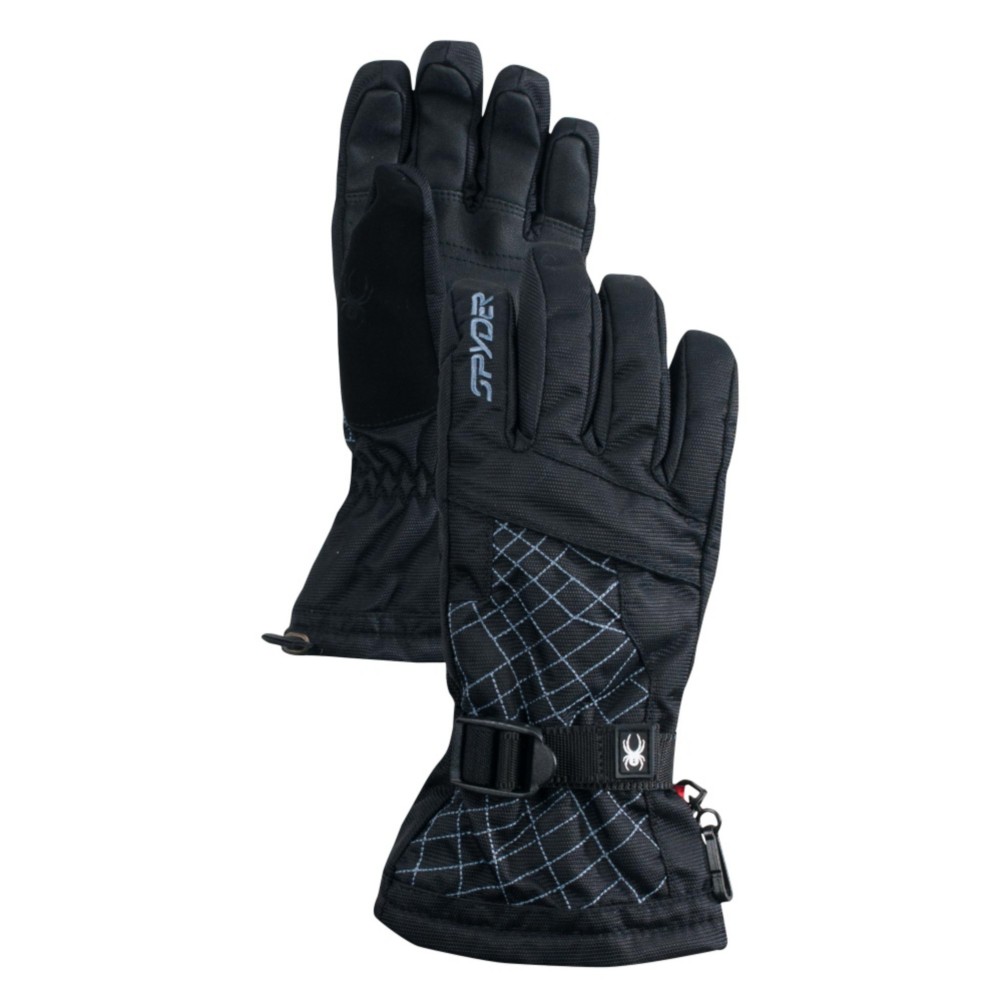 Spyder Over Web Kids Gloves, Black-Collegiate, swatch