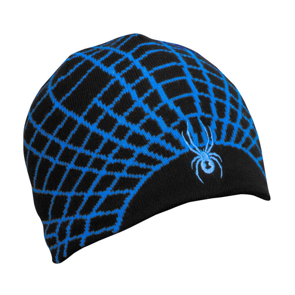 Spyder Web Kids Hat, Black-Collegiate, medium