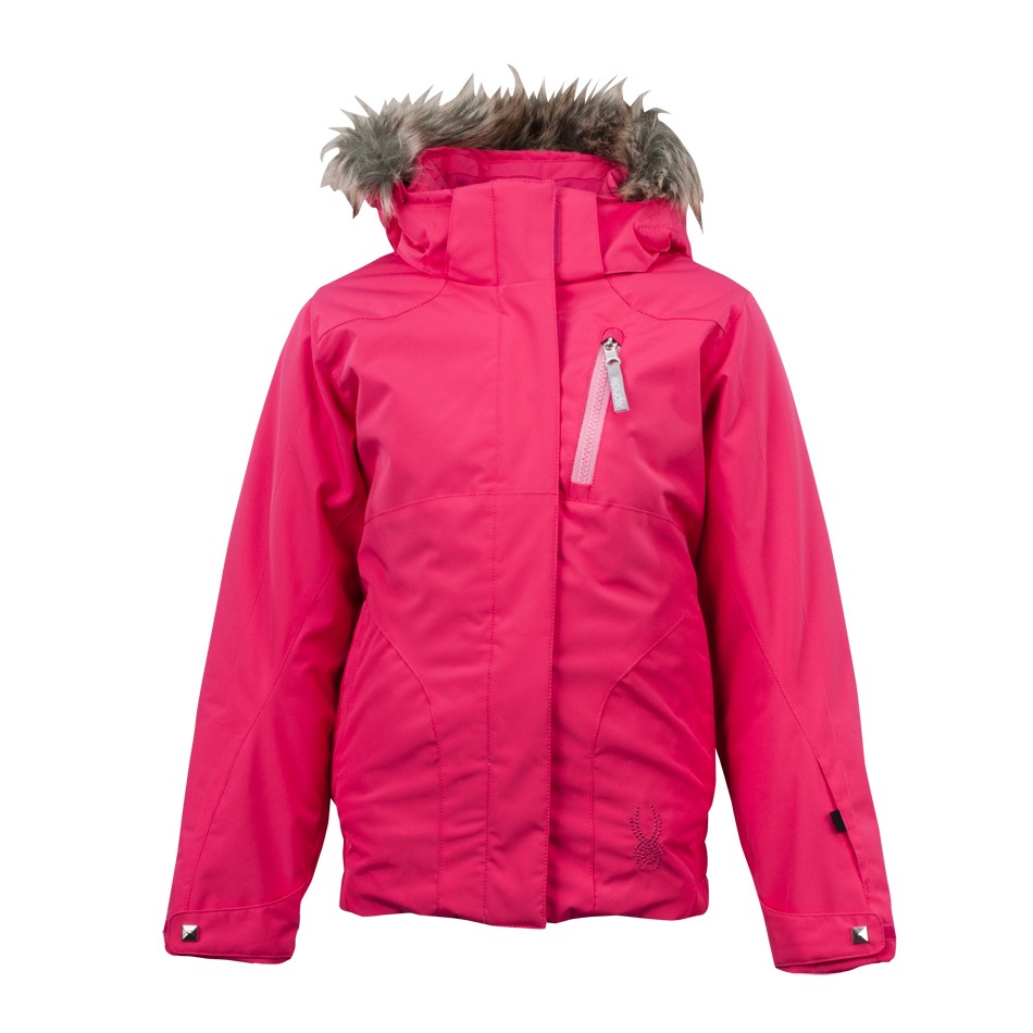 Spyder Lola Girls Ski Jacket, Diva Pink, swatch