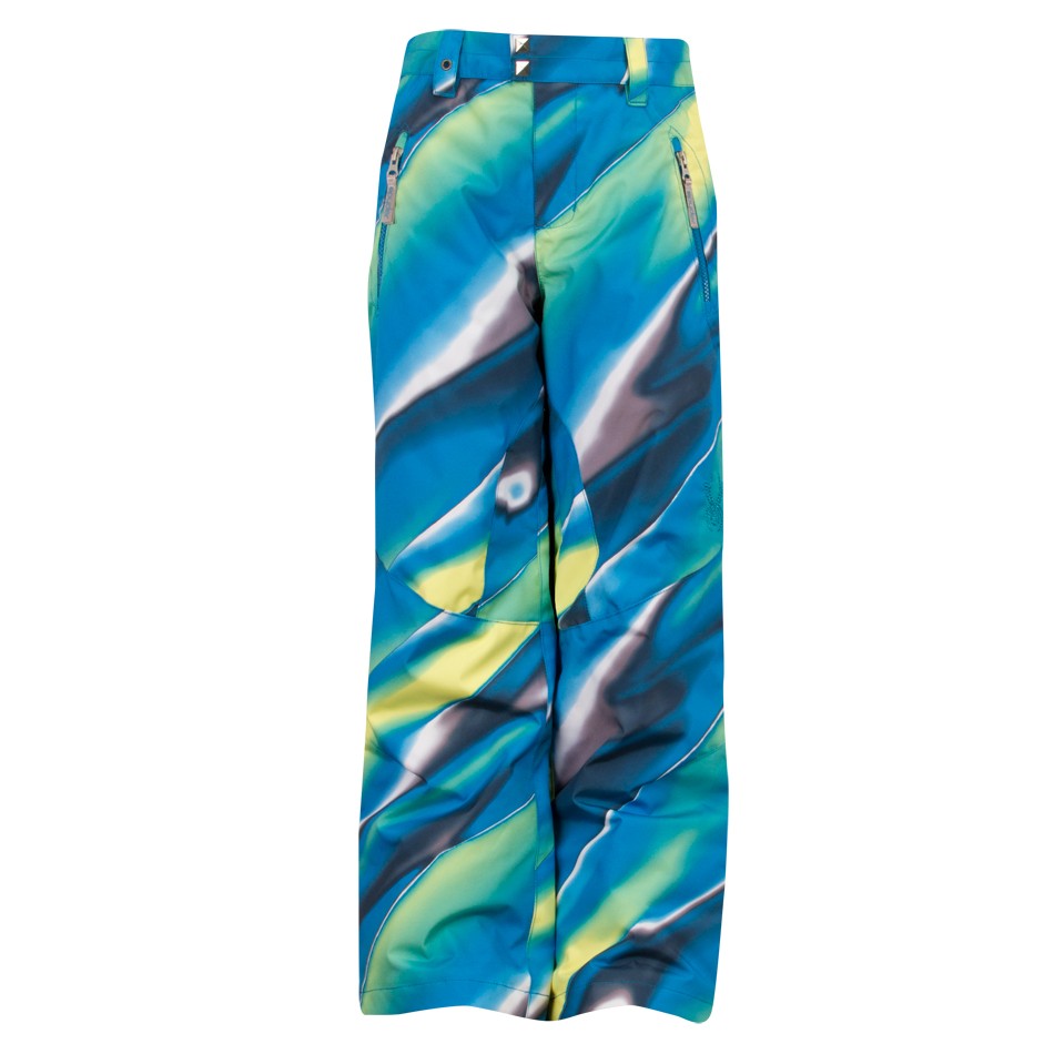Spyder Vixen Girls Ski Pants, Taxi Fade Away, swatch