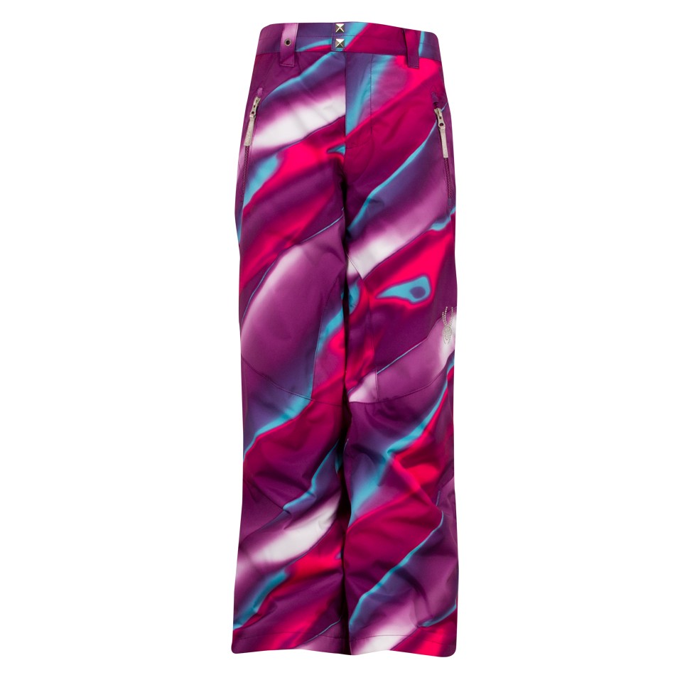 Spyder Vixen Girls Ski Pants, Gypsy Fade Away, swatch